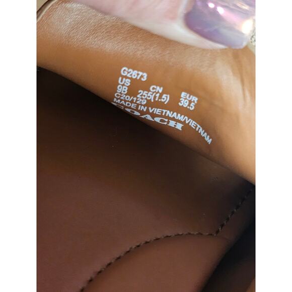 Coach Brown Crosby Drivers Turnlock Shoes Loafer Ladies size 9 - Picture 9 of 10